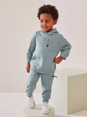 Mineral Blue Utility Hoodie and Joggers Set (3mths-7yrs) - Image 2 of 6