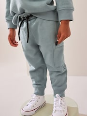 Mineral Blue Utility Hoodie and Joggers Set (3mths-7yrs) - Image 5 of 6