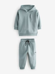 Mineral Blue Utility Hoodie and Joggers Set (3mths-7yrs) - Image 7 of 10