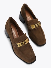 Kurt Geiger London Brown Kingsley Heel Shoes - Image 3 of 5