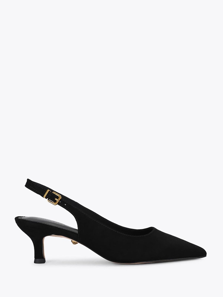 Kurt Geiger London Black Marge Sling Shoes - Image 1 of 5 Kurt Geiger London Black Marge Sling Shoes - Image 1 of 5