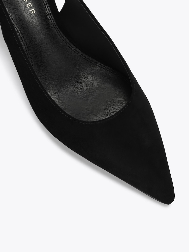 Kurt Geiger London Black Marge Sling Shoes - Image 5 of 5 Kurt Geiger London Black Marge Sling Shoes - Image 5 of 5