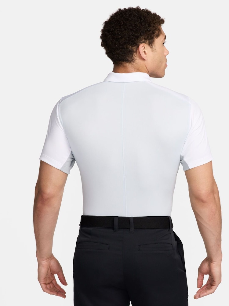Nike White Victory+ Dri-FIT Golf Polo Shirt - Image 2 of 4