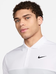 Nike White Victory+ Dri-FIT Golf Polo Shirt - Image 3 of 4