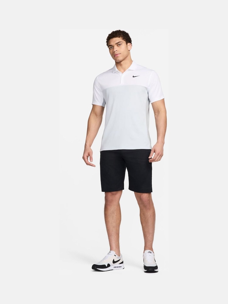 Nike White Victory+ Dri-FIT Golf Polo Shirt - Image 4 of 4