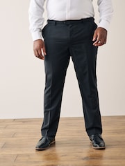 Zwart - Normale Pasvorm - Signature Tollegno-wollen kostuum: pantalon - Image 1 of 2