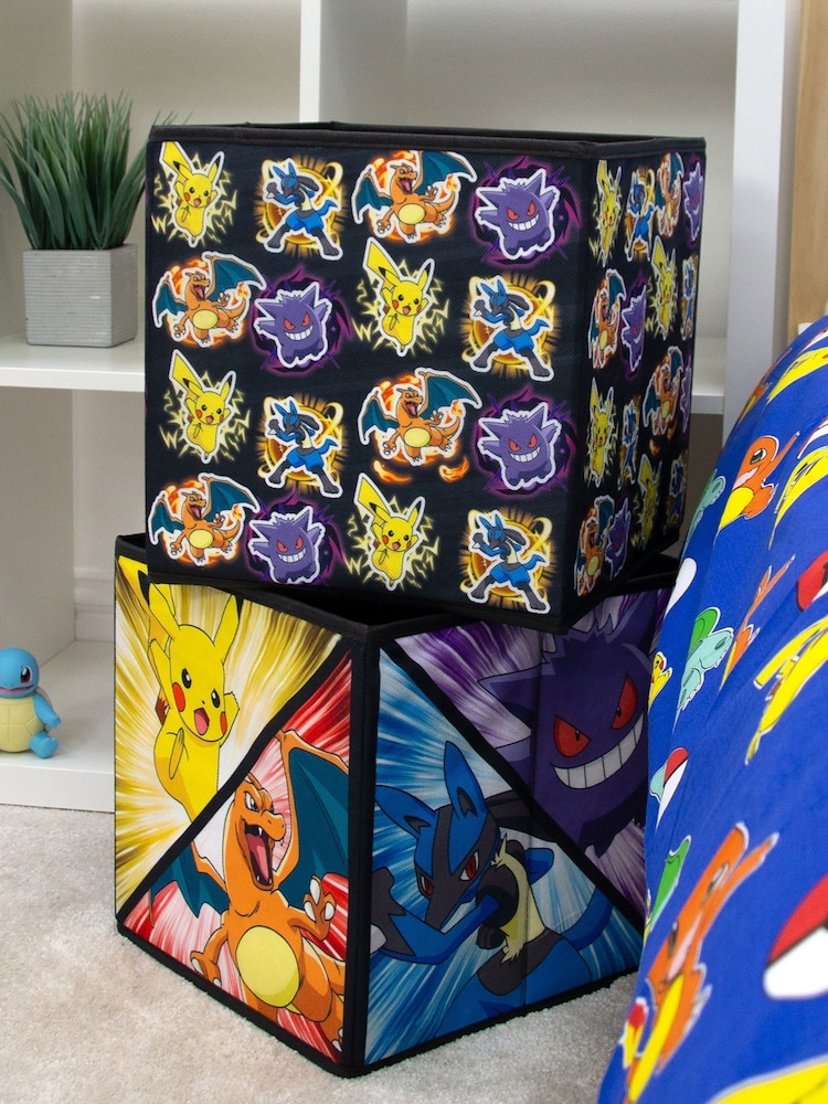 Pokémon 2 Pack Black Storage Boxes - Image 2 of 3