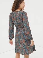 FatFace Black Taylor Textured Spot Dress - Image 2 of 5