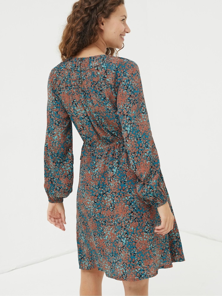 FatFace Black Taylor Textured Spot Dress - Image 2 of 5