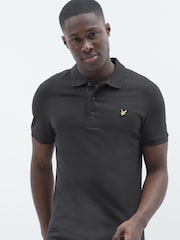 Lyle & Scott Charcoal Marl Classic Polo Shirt - Image 1 of 4