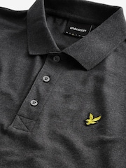 Lyle & Scott Charcoal Marl Classic Polo Shirt - Image 2 of 4