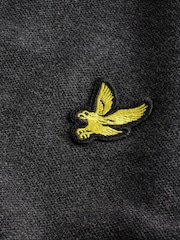 Lyle & Scott Charcoal Marl Classic Polo Shirt - Image 3 of 4