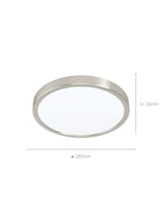 Eglo Silver Fueva 5 LED Matte Nickel Surface Light - Image 3 of 3