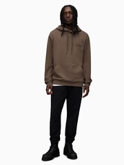 AllSaints Green Underground Overhead Hoodie - Image 3 of 7