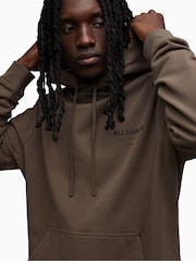 AllSaints Green Underground Overhead Hoodie - Image 5 of 7
