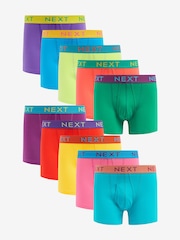 حزام خصر بلون زاهي متباين - بوكسرات على شكل حرف A من الأمام - صورة 1 من 1