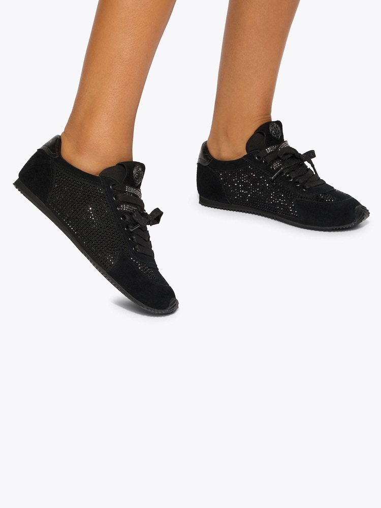 Kurt Geiger London Black Islington Trainers - Image 1 of 5 Kurt Geiger London Black Islington Trainers - Image 1 of 5