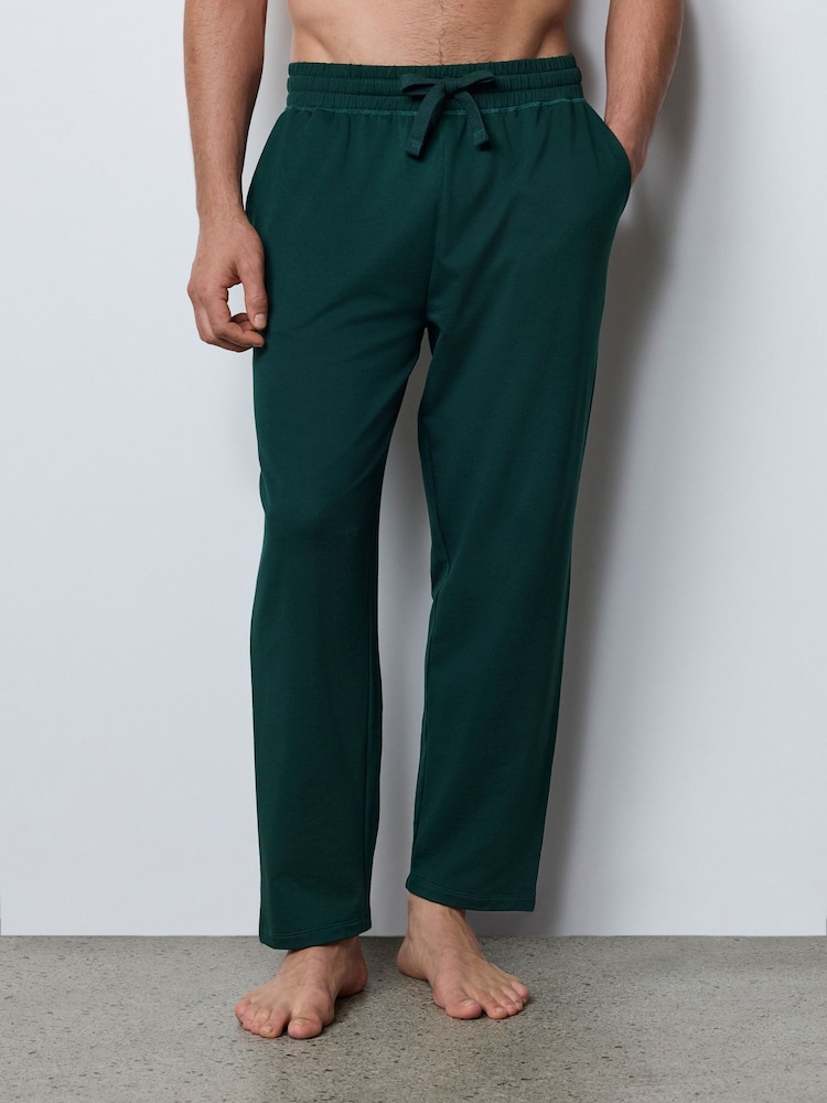 Green Cuffed Regular Fit Loopback Joggers - Image 2 of 8 Green Cuffed Regular Fit Loopback Joggers - Image 2 of 8