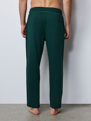 Green Cuffed Regular Fit Loopback Joggers - Image 3 of 8