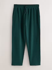 Green Cuffed Regular Fit Loopback Joggers - Image 6 of 8