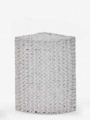 Cream Hepworth Wicker Corner Hamper Laundry - Image 4 of 5