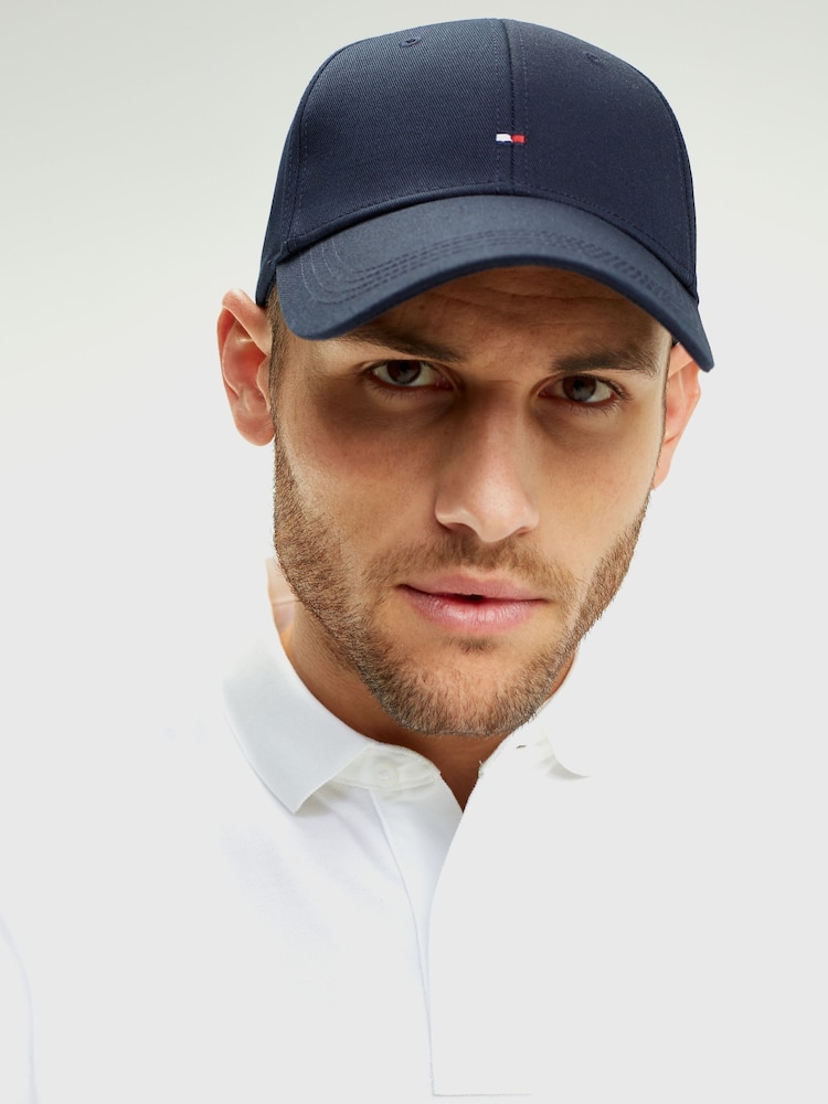 Tommy Hilfiger Blue Classic Baseball 100% Cotton Cap - Image 1 of 3