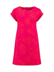 Weird Fish Pink Orlando Printed Shift Dress - Image 6 of 7