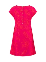 Weird Fish Pink Orlando Printed Shift Dress - Image 7 of 7