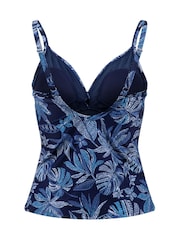 Weird Fish Merriam Printed Tankini Top - 5的图像4｝
