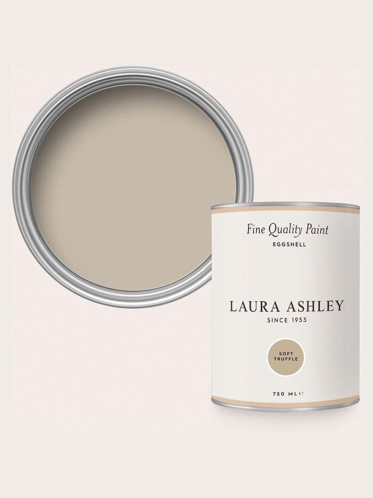 Laura Ashley Soft Truffle Natural Eggshell 750ml Paint - Image 4 of 4