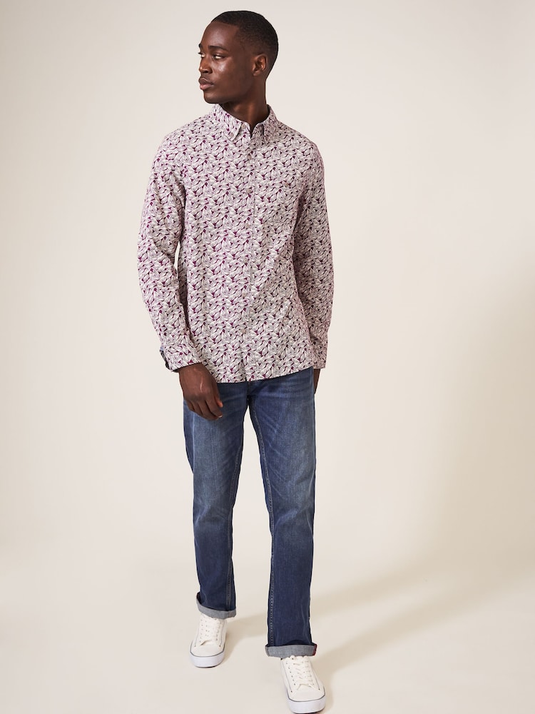 White Stuff Dandelion Printed Shirt - Image 2 of 6