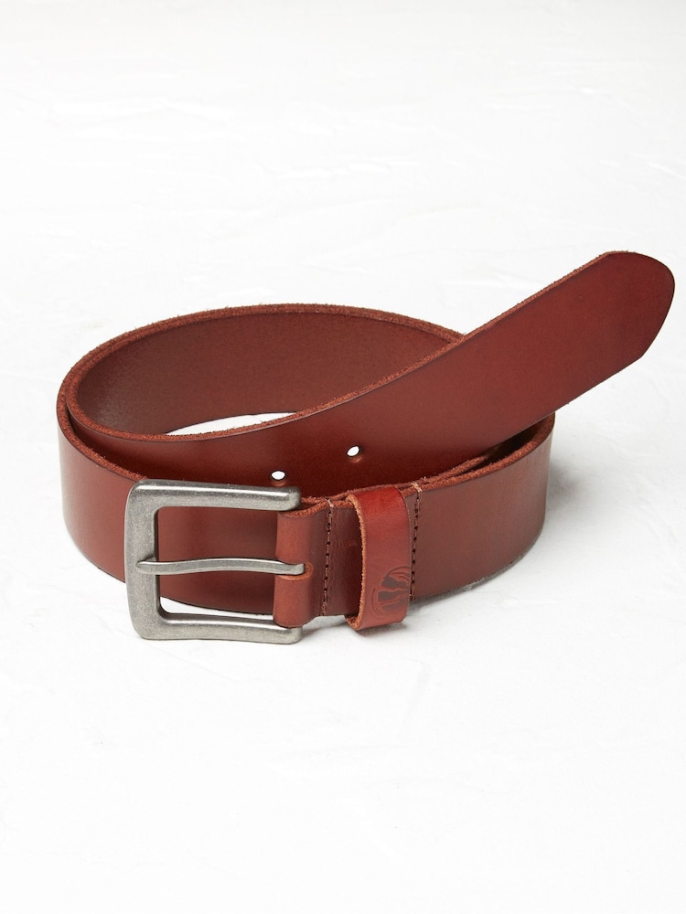FatFace Brown Italian Leather Belt - Image 1 of 2