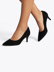 Carvela Black Positano Low Court Shoes - Image 2 of 5