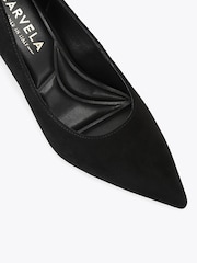 Carvela Black Positano Low Court Shoes - Image 5 of 5