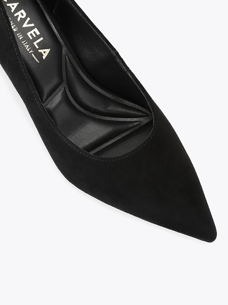 Carvela Black Positano Low Court Shoes - Image 5 of 5 Carvela Black Positano Low Court Shoes - Image 5 of 5