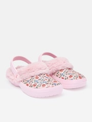 Joules Girls' Poole Pink Clog Slippers - Image 2 of 5