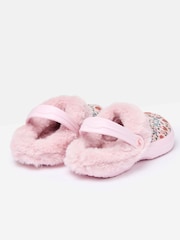 Joules Girls' Poole Pink Clog Slippers - Image 4 of 5
