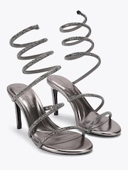 KG Kurt Geiger Grey Athena Sandals - Image 2 of 4