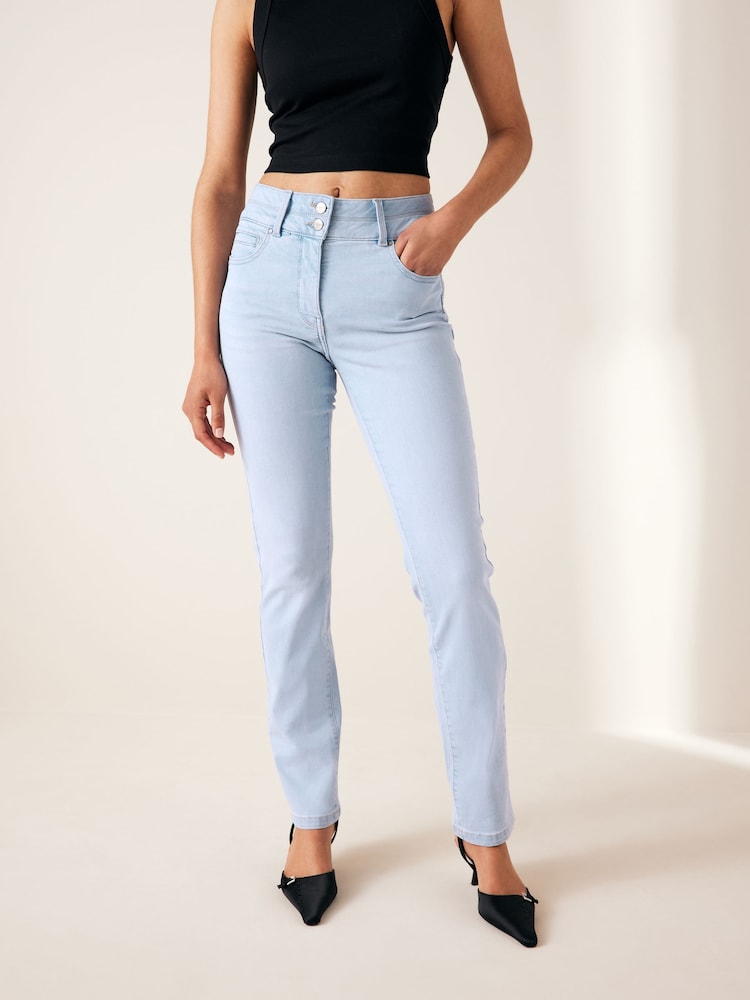 Bleach-Waschung - Slim Lift And Shape Jeans - Bild 2 von 8