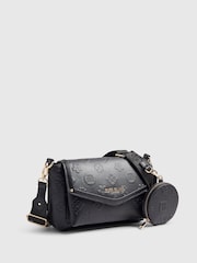 River Island Black Monogram Triple Compartment Bag - Image 2 of 6