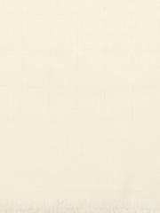 Kate Spade White Spade Flower Yarndye Oblong Scarf - Image 4 of 4