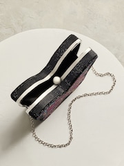 Multi Pink Butterfly Clutch - Image 5 of 7