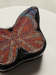 Multi Pink Butterfly Clutch - Image 6 of 7