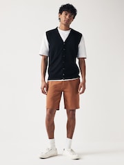 Terracotta Slim Fit Stretch Chinos Shorts - Image 2 of 9