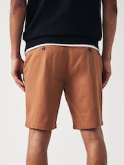 Terracotta Slim Fit Stretch Chinos Shorts - Image 3 of 9