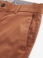 Terracotta Slim Fit Stretch Chinos Shorts - Image 8 of 9