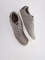Grey Lace-Up Low Trainers - Image 3 of 5