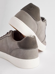 Grey Lace-Up Low Trainers - Image 5 of 5