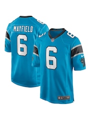 Nike Blue Carolina Panthers Game Alternate Jersey - Baker Mayfield - Image 1 of 3