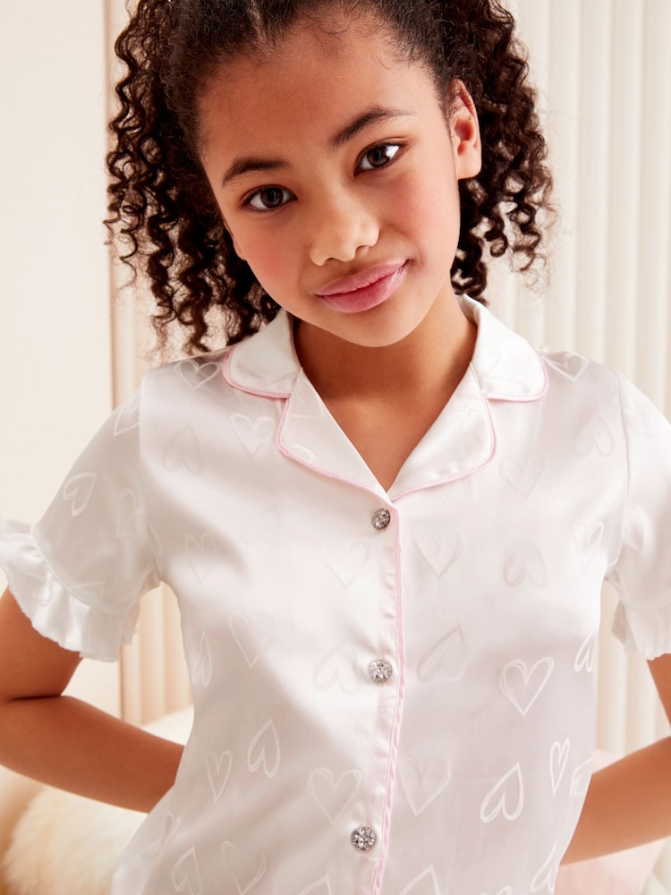 Lipsy White Satin Pyjamas - Image 4 of 4